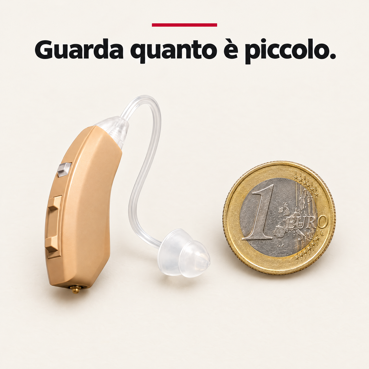 OREVA Perfetto accanto a una moneta da 1 euro