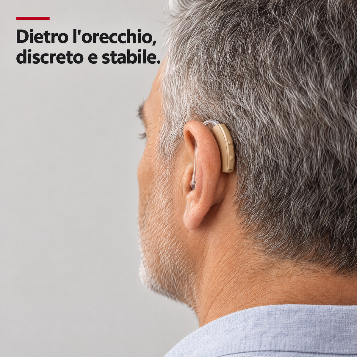 OREVA Perfetto dietro l'orecchio, discreto e stabile