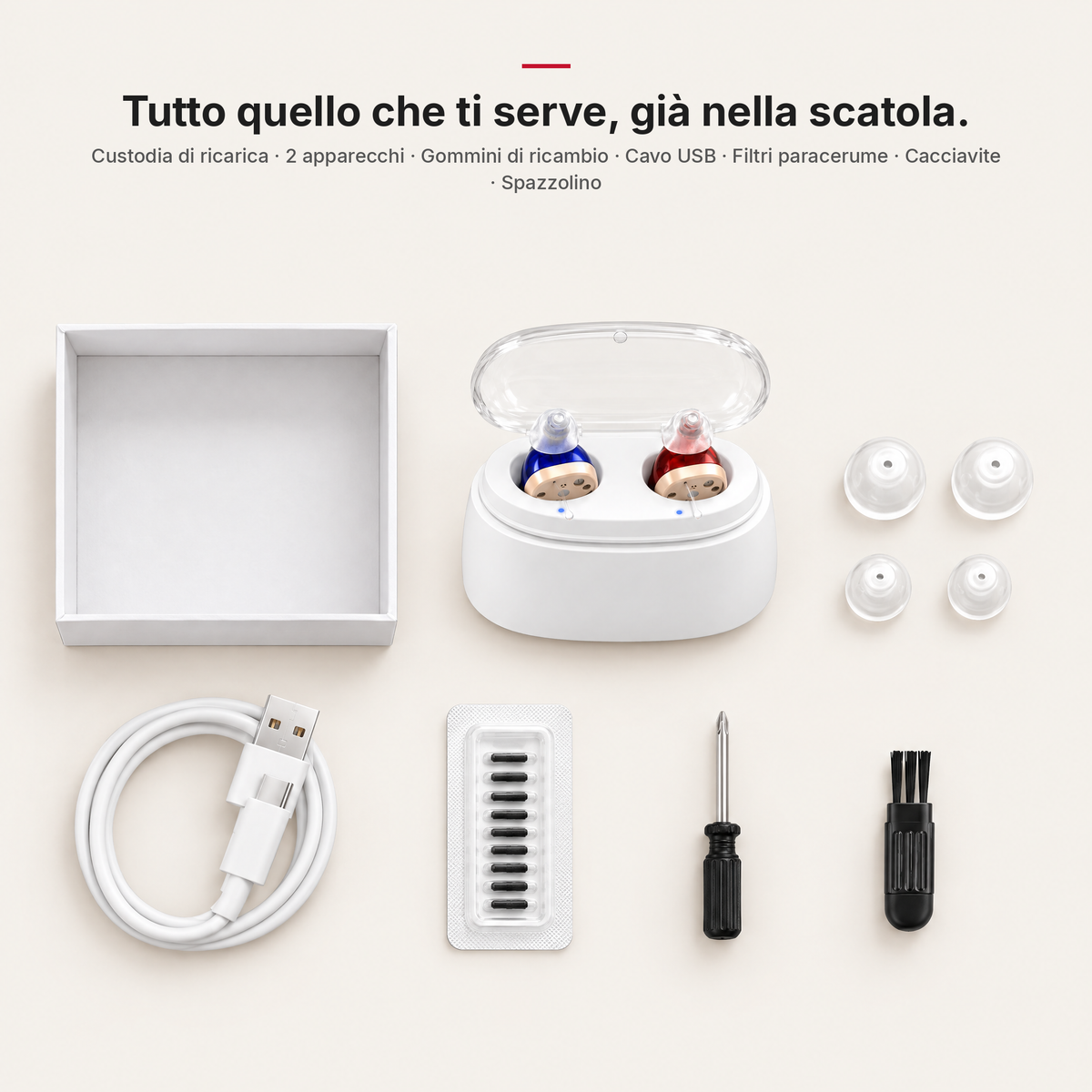 Contenuto della confezione OREVA 2.0