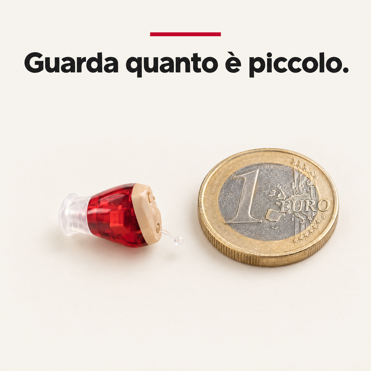 OREVA Pro accanto a una moneta da 1 euro
