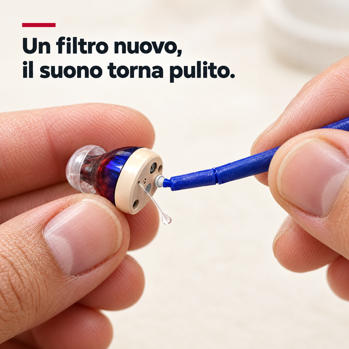 Un filtro nuovo, il suono torna pulito